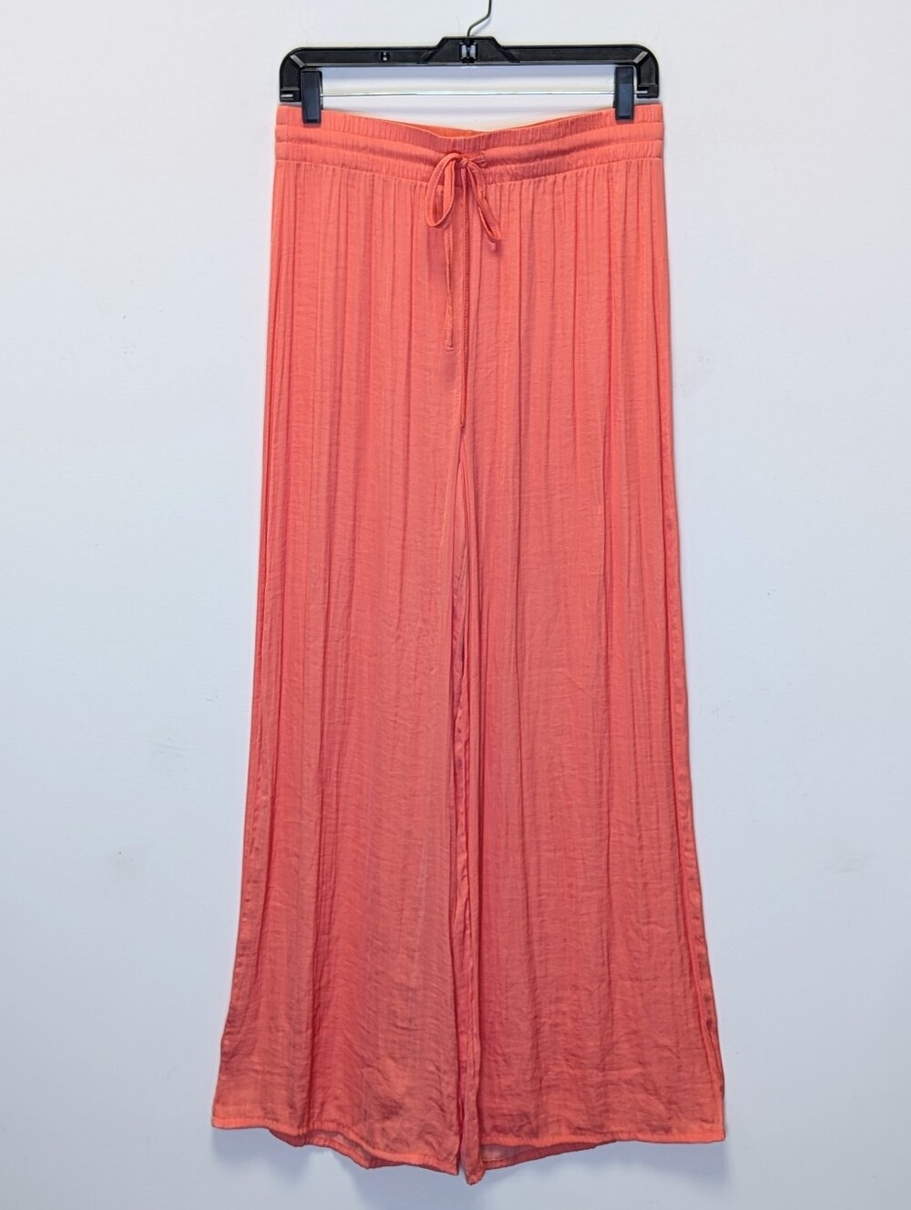 Joie Coral Pleated Wide Leg Palazzo Pants Flowy Comfy Size M